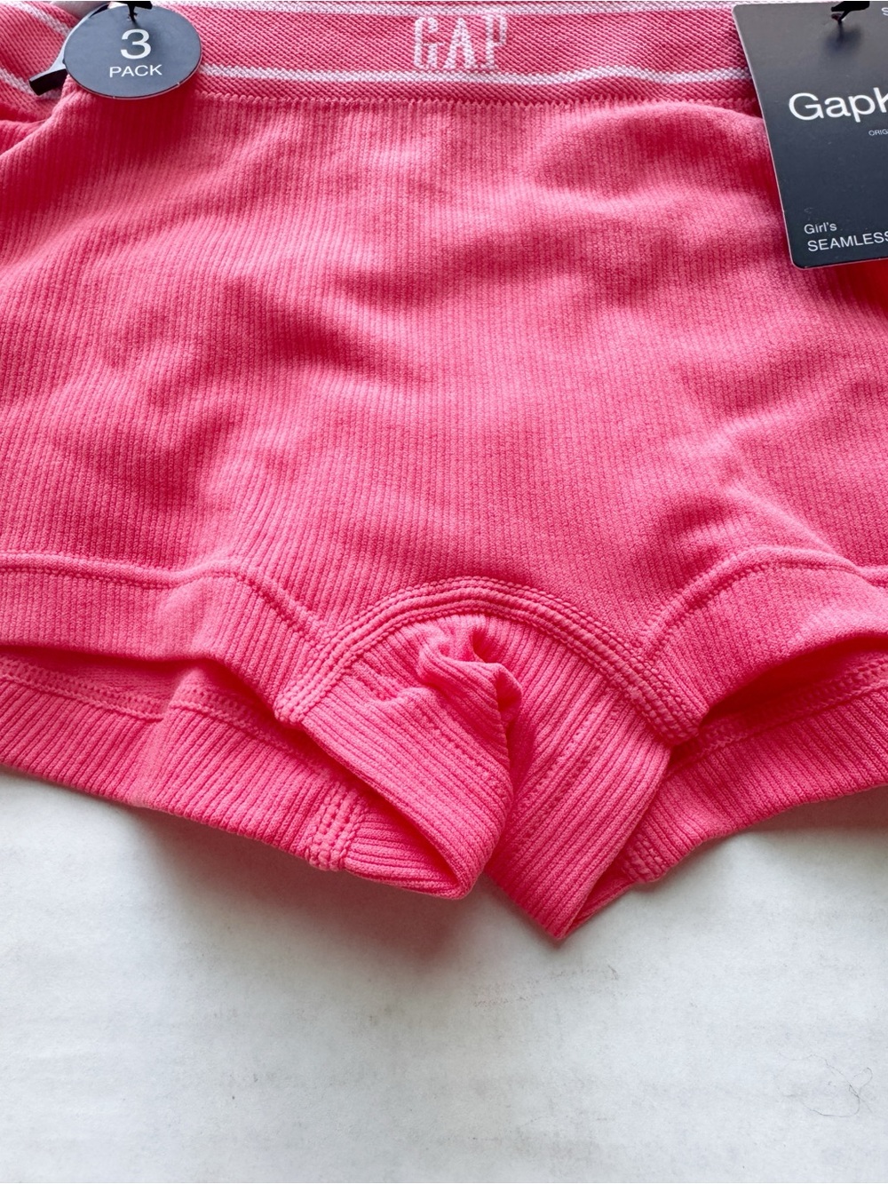 GapKids Girl's New 3-Pack Seamless Boyshort Underwear in size S 6-7Y NWT - Picture 4 of 10